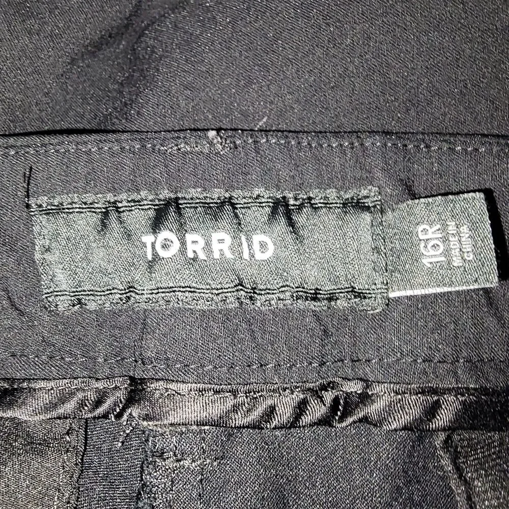 Torrid Studio Black Flare Dress Pants Size 16